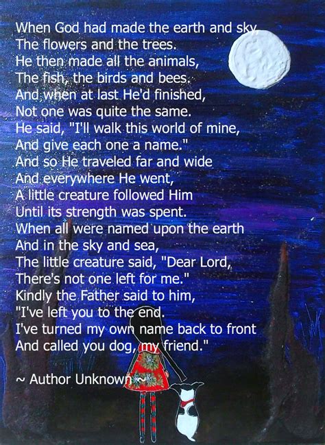 God Is Dog Spelt Backwards I Found A God And Dog Poem