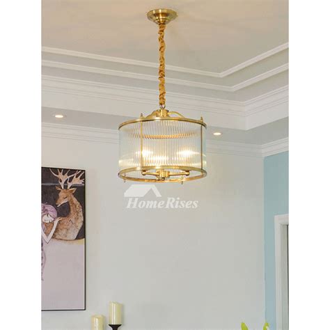 Solid Brass Chandeliers Glass Best Dining Room Crystals