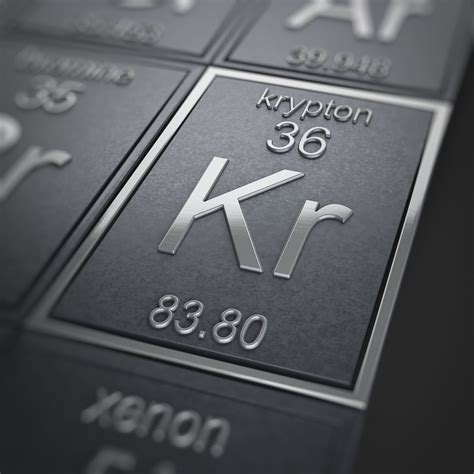 Krypton Facts Periodic Table Of The Elements