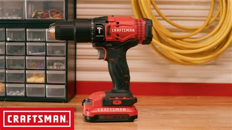 Craftsman V In Cordless Hammer Drill Tool Overview Youtube