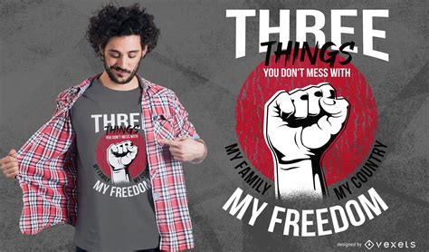 freedom quote t shirt design vector download