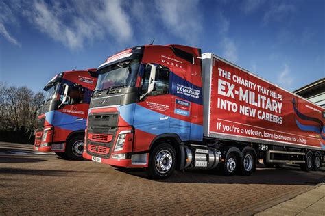 New Volvo Fleet Deploys On Training Mission For Veterans Into Logistics Truckanddriver Co Uk