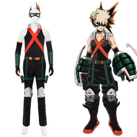 Katsuki Bakugou My Hero Academia Boku No Hero Academia Battle Cosplay