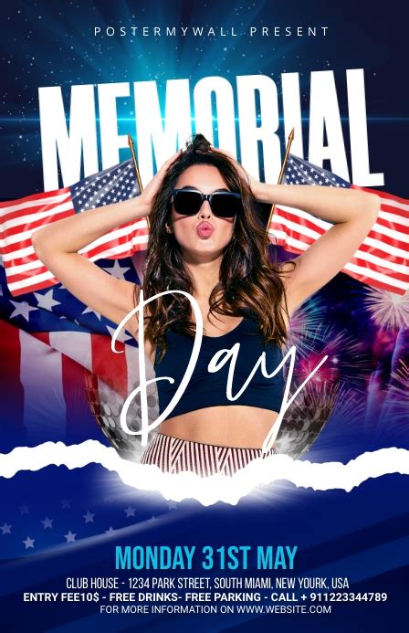 Memorial Day Celebration Flye Template Postermywall