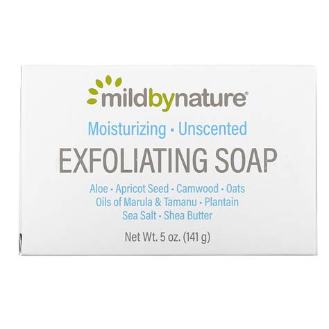 Mild By Nature Exfoliating Bar Soap Unscented 5 Oz 141 G