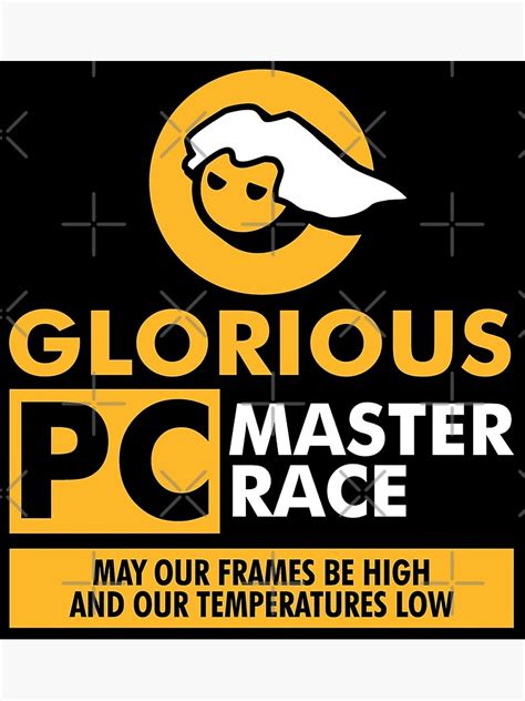 Glorious Pc Gaming Master Race Poster For Sale By Hazelsolomon