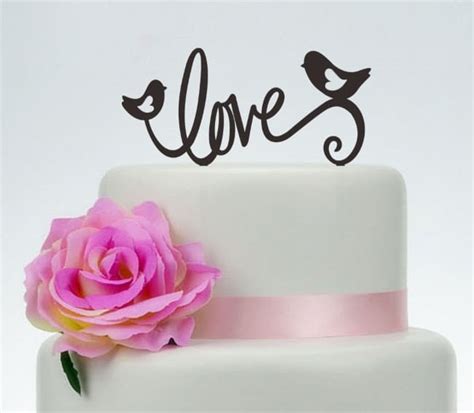 21 Unique Love Bird Wedding Cake Toppers
