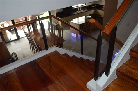 Huet Residence Glass Railings Philippines Glass Railing Tempered Glass Wrought Iron
