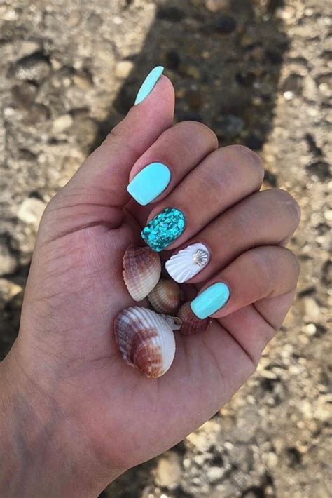 39 Gorgeous Summer Nails You Need To Try Chaylor And Mads Beach Nails Beach Nail Designs