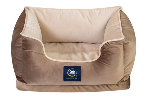 Explore serta's 2021 product catalog. Serta Ortho Cuddler Pet Dog Bed, Medium, Brown - Walmart ...