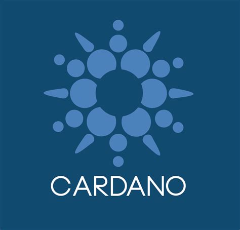 Vector illustration isolated on white background. redesigned Cardano logo for fun : cardano
