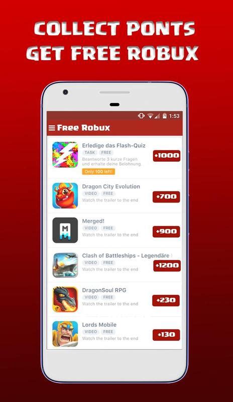 You can also claim other instant rewards such as paypal money, google gift cards, itunes gift cards and roblox gift cards. Free Robux : Gift Cards for Android - APK Download