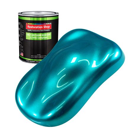 Urethane Basecoat Paint Low Voc Teal Green Metallic — Tcp Global