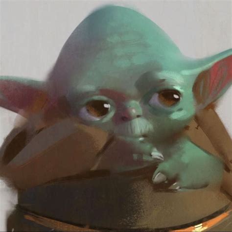 Baby Yoda Mandalorian Original Art