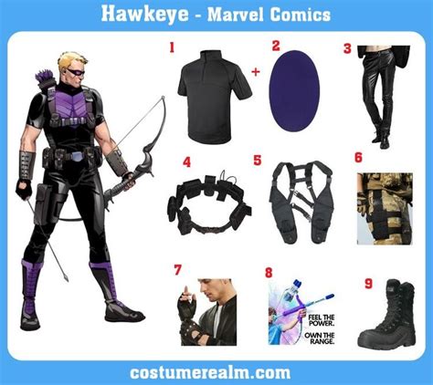 Hawkeye Comic Costume Comic Costume Hawkeye Costume Hawkeye Comic