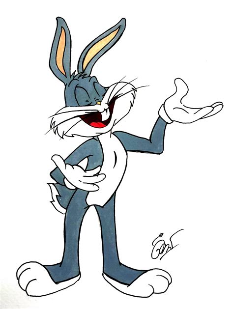 How To Draw Bugs Bunny Bugs Drawing Cartoon Drawings Looney Tunes
