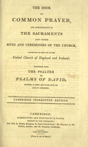 The Book Of Common Prayer By Church Of England Open Library