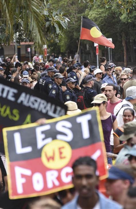 Australia Day ‘invasion Day’ Protests In Sydney Melbourne
