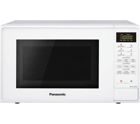 Panasonic Nn E27jwmbpq Compact Solo Microwave White Fast Delivery