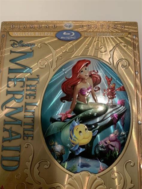 the little mermaid blu ray dvd 2013 2 disc set diamond edition includes ebay