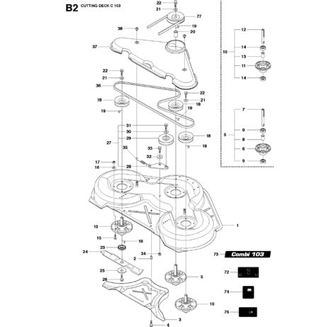 Je recherche des pieces detachees neuves ou d'occasion pour tondeuse a. Carter Coupe, tondeuse autoportée HUSQVARNA RIDER 316T