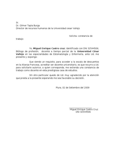 solicitud de constancia trabajo.doc