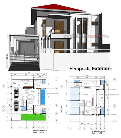 Contoh model rumah minimalis modern terbaru. 25 Gambar Denah Rumah Hook 2 Lantai Terbaru - JOGLO | JOGLO