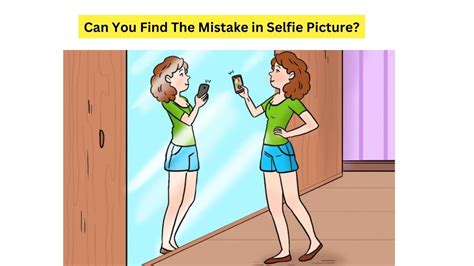 brain teaser for fun only a true photography lover can find the hidden mistake in the mirror