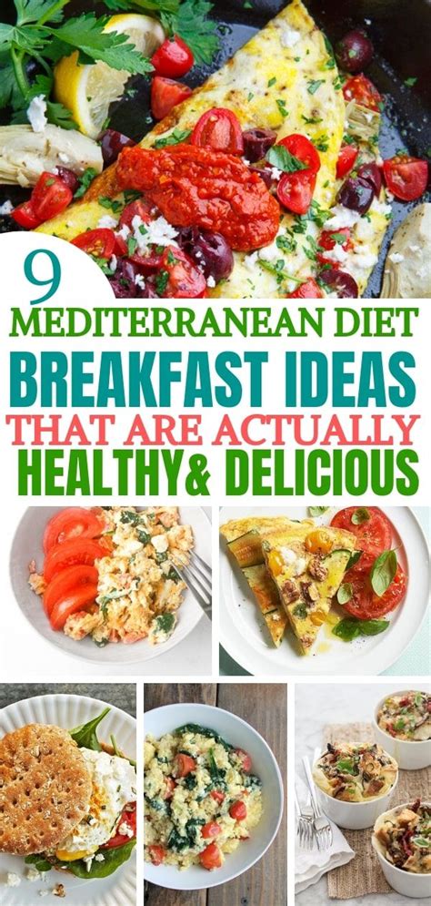 9 Mediterranean Diet Breakfast Recipes Make Ahead Friendly Easy