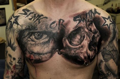 tattoo by florian karg at vicious circle tattoo in bayern germany pieces tattoo chest piece