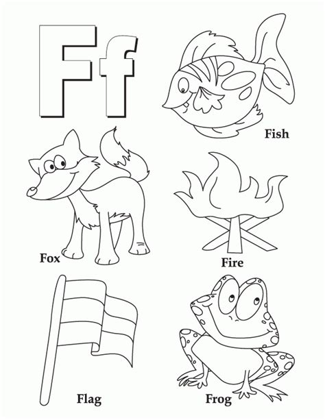Free Printable Letter F Coloring Page Coloring Home