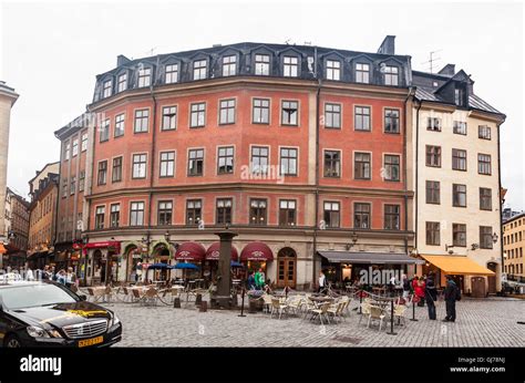 Gamla Stan Downtown Stockholm Sweden Stock Photo Alamy
