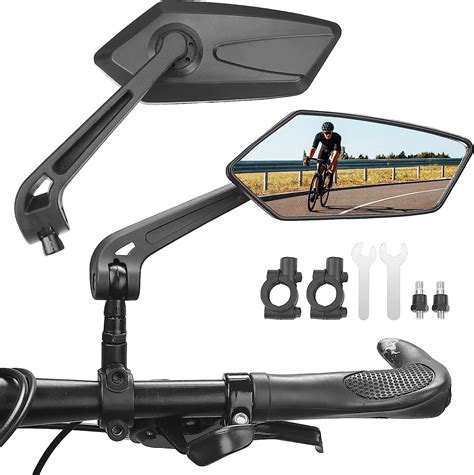 Kemimoto Bike Mirror Wide Angle Bicycle Bike Mirrors
