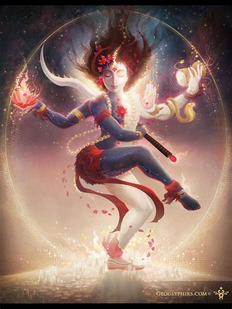 Shiva Shakti Male Female Energy Tantra Hindu Art Shiva Shakti