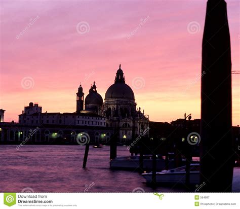 Sunrise Venice Italy Stock Image Image Of Gondolier 564987