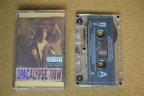 2pac 2pacalypse now cassette tape 1991 interscope records vintage