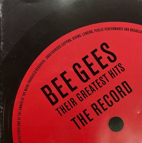 Cd Bee Gees Their Greatest Hits The Record 2cds MercadoLibre
