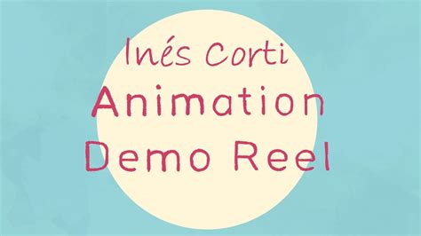 2d Animation Demo Reel Youtube