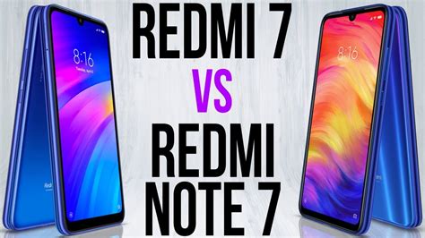 Redmi 7 Vs Redmi Note 7 Comparativo Youtube