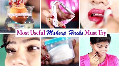 5 Most Useful And Easy Makeup Hacks For Beginners You Must Try Youtube