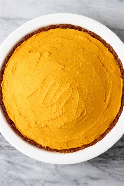 No Bake Vegan Pumpkin Pie Gluten Free Rhians Recipes