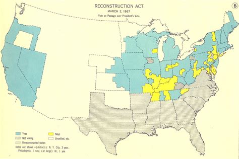 We did not find results for: Reconstruction Act: March 2, 1867 — Vote on Passage Over P ...