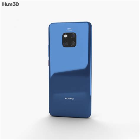 Huawei Mate 20 Pro Midnight Blue 3d Model Electronics On