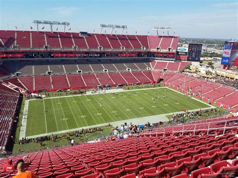 Section 332 at Raymond James Stadium - Tampa Bay Buccaneers
