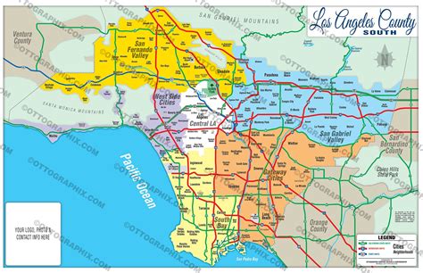 Los Angeles County Zip Code Map Map Of The World