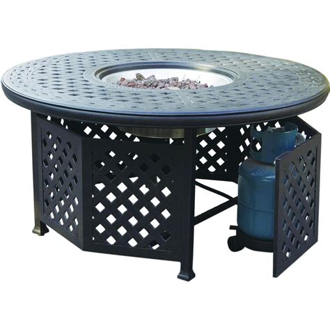 Series 30 48 Inch Cast Aluminum Fire Pit Chat Table By Darlee Bbq Guys