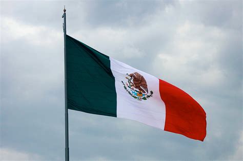 Giant Mexican Flag Waves Free Stock Photo Public Domain Pictures