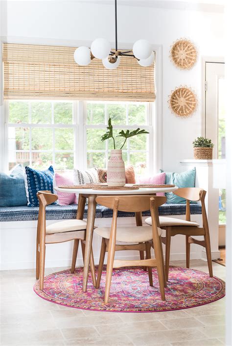 The breakfast nook had a built in. COZY AND COMFORTABLE DIY BREAKFAST NOOK