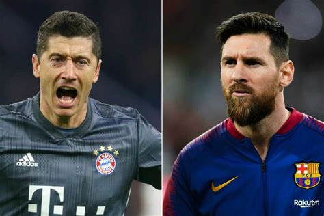 lewandowski and messi the prolific forwards to fear champions league in opta numbers mykhel