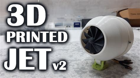 3d Printed Jet Engine V2 Youtube